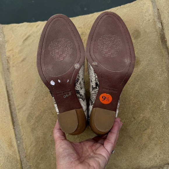 Vince Camuto Famhida Snakeskin Leather Ankle Boots - Picture 12 of 13